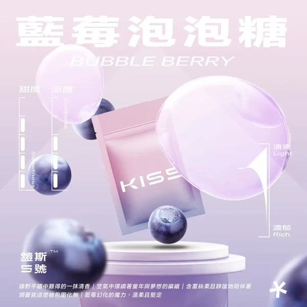 Kis5煙彈 藍莓泡泡糖